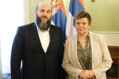 27 March 2019 MP Dr Muamer Zukorlic and the Czech Foreign Minister’s special envoy for the Western Balkans Janina Hrebickova